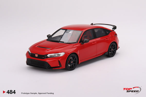 *PREORDER* TopSpeed Models 1:18 Honda Civic Type R Rallye Red (LHD) 2023