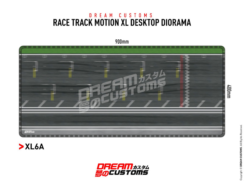 Dream Customs 1/64 Racetrack Motion XL Desktop Diorama