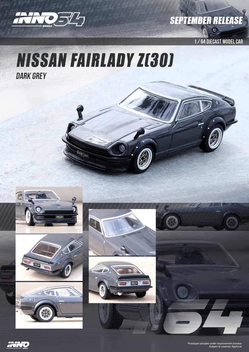 INNO64 1:64 Nissan Fairlady Z (S30) in Dark Grey