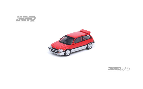 INNO64 1:64 Honda Civic Si EA-T in Red / Silver