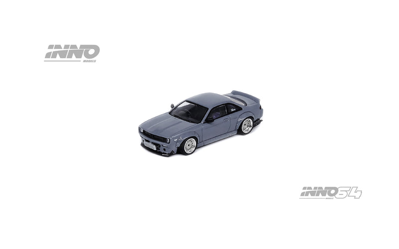 INNO64 1:64 Nissan Silvia (S14) Rocket Bunny Boss Aero in Grey