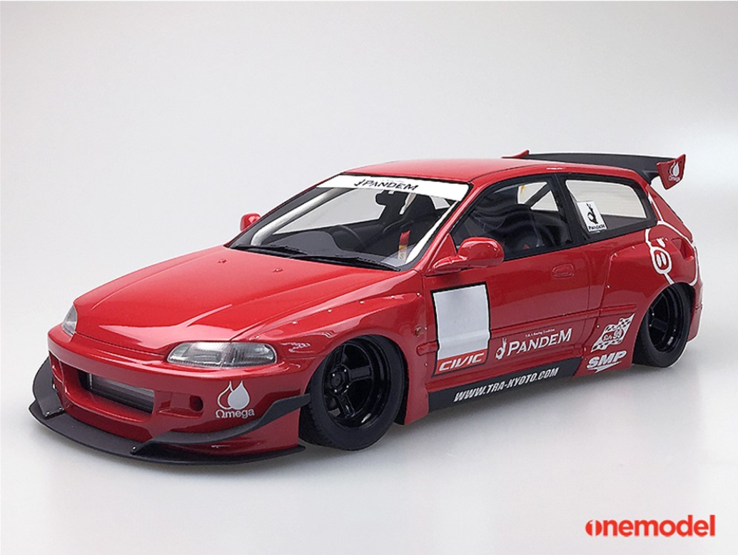 One Model 1:18 Honda Civic EG6 Rocket Bunny Red – Model Cars Houston One Model 1:18 Honda Civic EG6 Rocket Bunny Red – Model Cars Houston