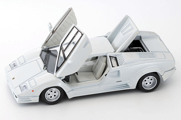 ミニカー LAMBORGHINI COUNTACH TomyTec 1:64 Lamborghini Countach 25th Anniversary in White Fully