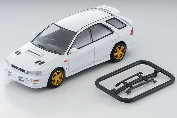 Tomytec 1:64 Subaru Impreza Pure Sports Wagon WRX STi Ver. V 1998 in White