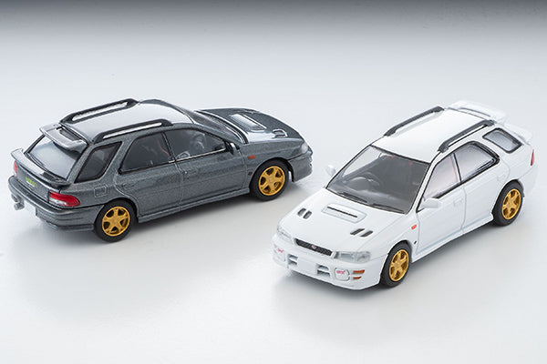 Tomytec 1:64 Subaru Impreza Pure Sports Wagon WRX STi Ver. V 1998 in White