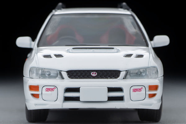 Tomytec 1:64 Subaru Impreza Pure Sports Wagon WRX STi Ver. V 1998 in White