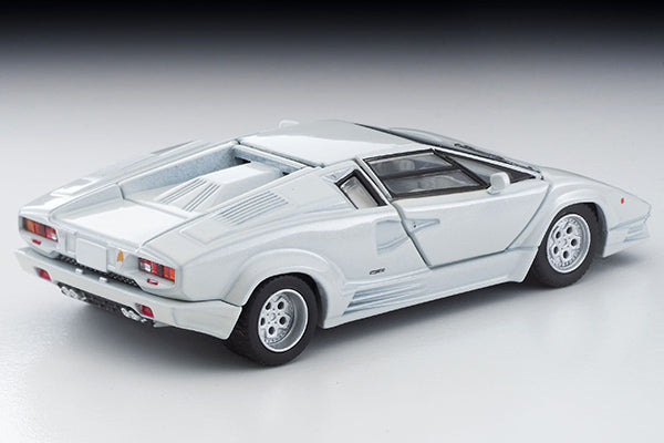 TomyTec 1:64 Lamborghini Countach 25th Anniversary in White Fully