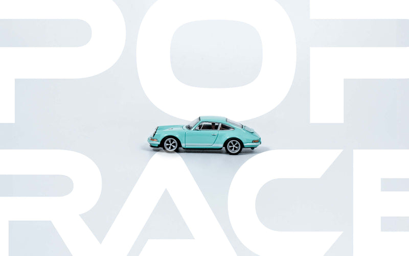 Pop Race 1/64 Porsche 964 Singer in Tiffany Blue