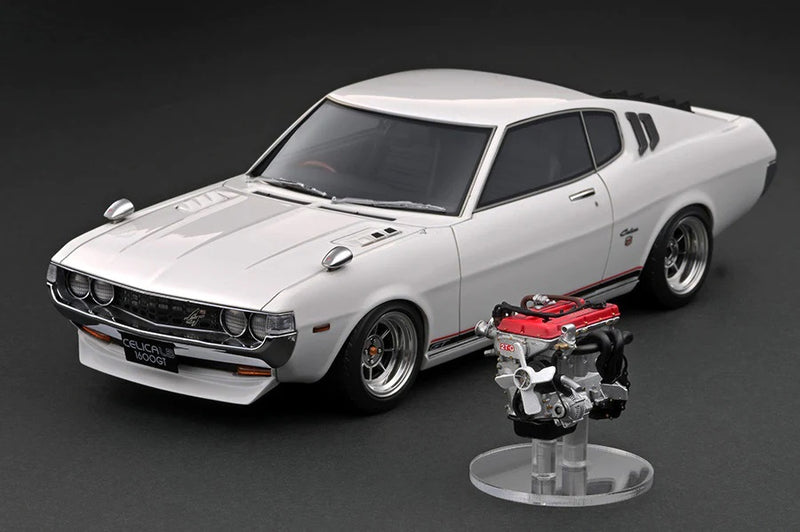Ignition Model 1:18 Toyota Celica 1600GT LB (TA27) White with Engine
