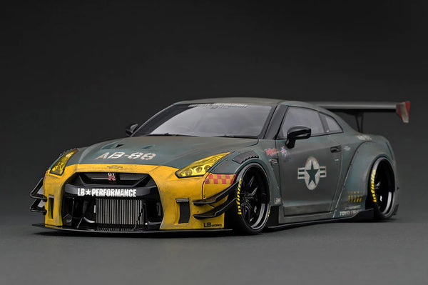 Ignition Model 1:18 Nissan GT-R R35 Type 2 in Matte Green