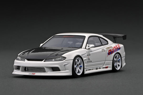 Ignition Model 1:43 Nissan Silvia (S15) Vertex Edition in White with Engine Display