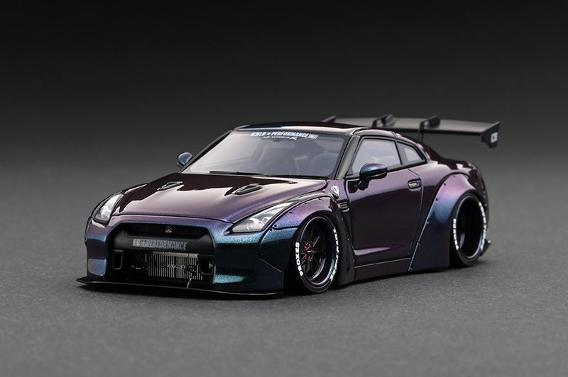 Ignition Model 1:43 Nissan GT-R (R35) LB-WORKS in Color Changing (Purple / Green)
