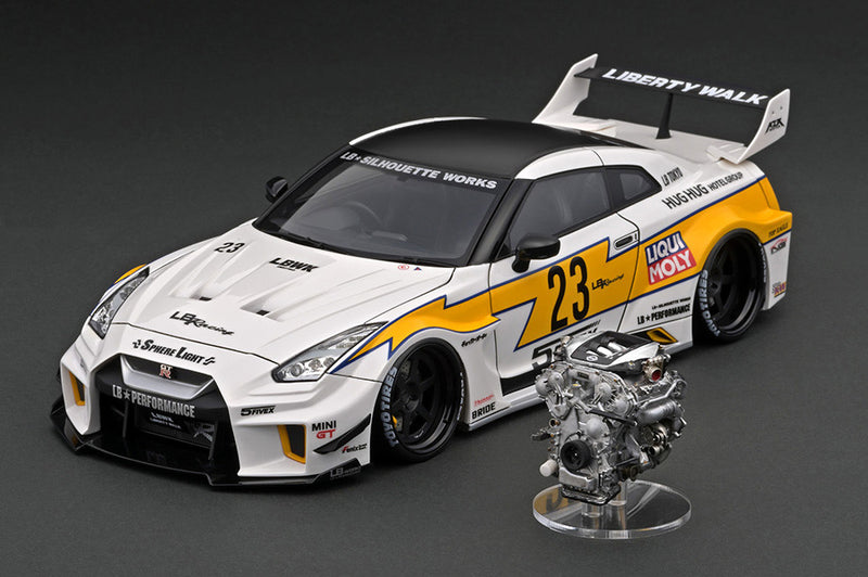 Ignition Model 1:18 Nissan 35GT-RR LB-Silhouette WORKS GT in White / Y
