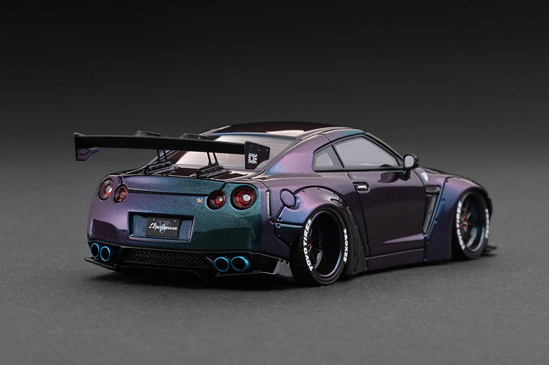 Ignition Model 1:43 Nissan GT-R (R35) LB-WORKS in Color Changing (Purple / Green)