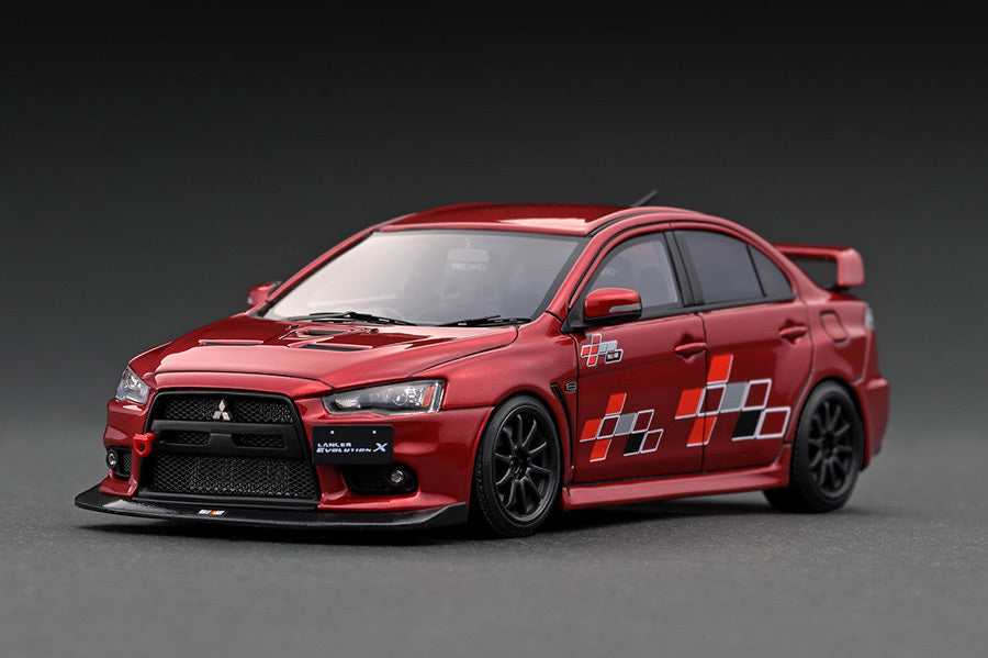 1/43 MITSUBISHI LANCER Evo X Gr.Nプレゼンモデル Ignition Model 1:43 Mitsubishi Lancer Evolution X (CZ4A) Red