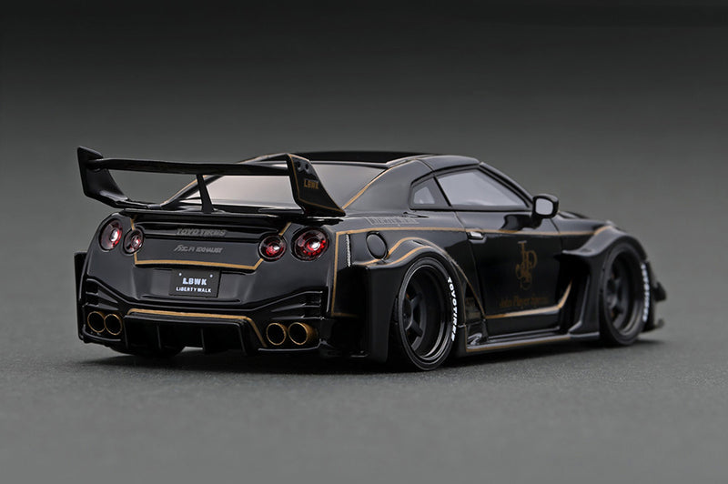 Ignition Model 1:43 Nissan 35GT-RR LB-Silhouette WORKS GT in Black with Engine Display