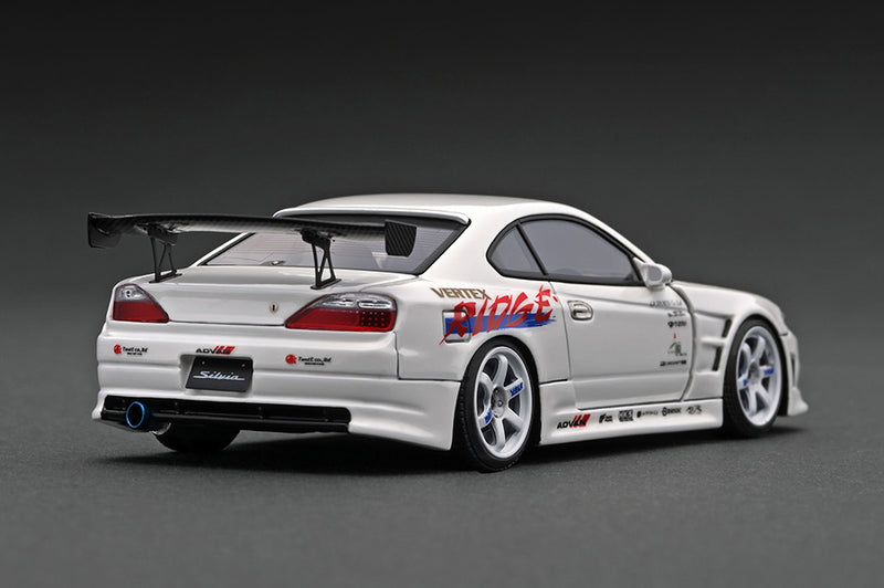 Ignition Model 1:43 Nissan Silvia (S15) Vertex Edition in White with Engine Display