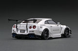 Ignition Model 1:43 Nissan GT-R (R35) LB-WORKS Type 2 in White with Ms. Chisaki Kato Figure
