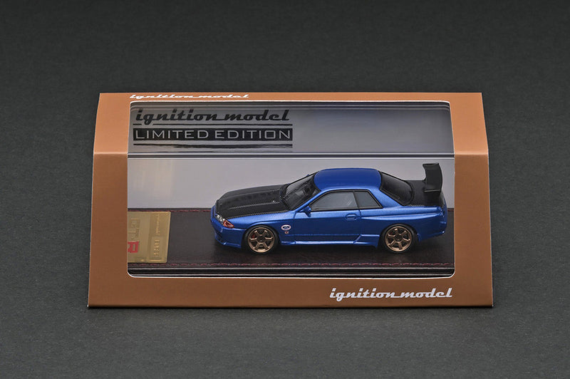 Ignition Model 1:64 Nissan Skyline GT-R (BNR32) NISMO in Blue with Engine Display