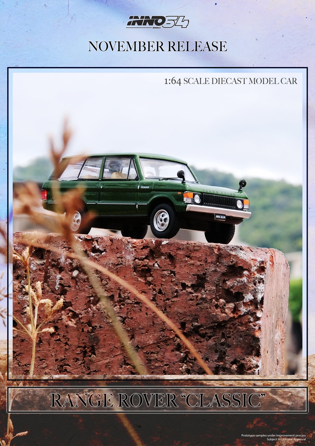 INNO64 1:64 Range Rover "CLASSIC" in Lincoln Green