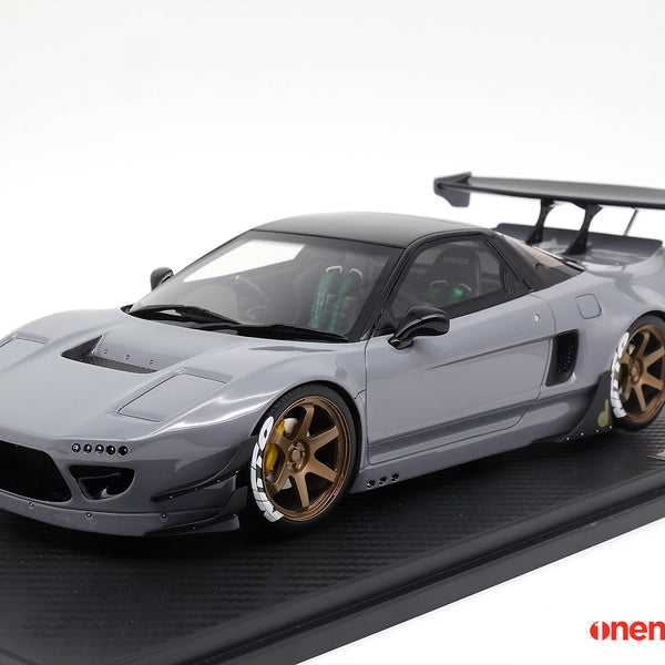 完璧すぎて可愛げがない One Model 1:18 Honda NSX NA1 GT Rocket Bunny Gray ミニカー