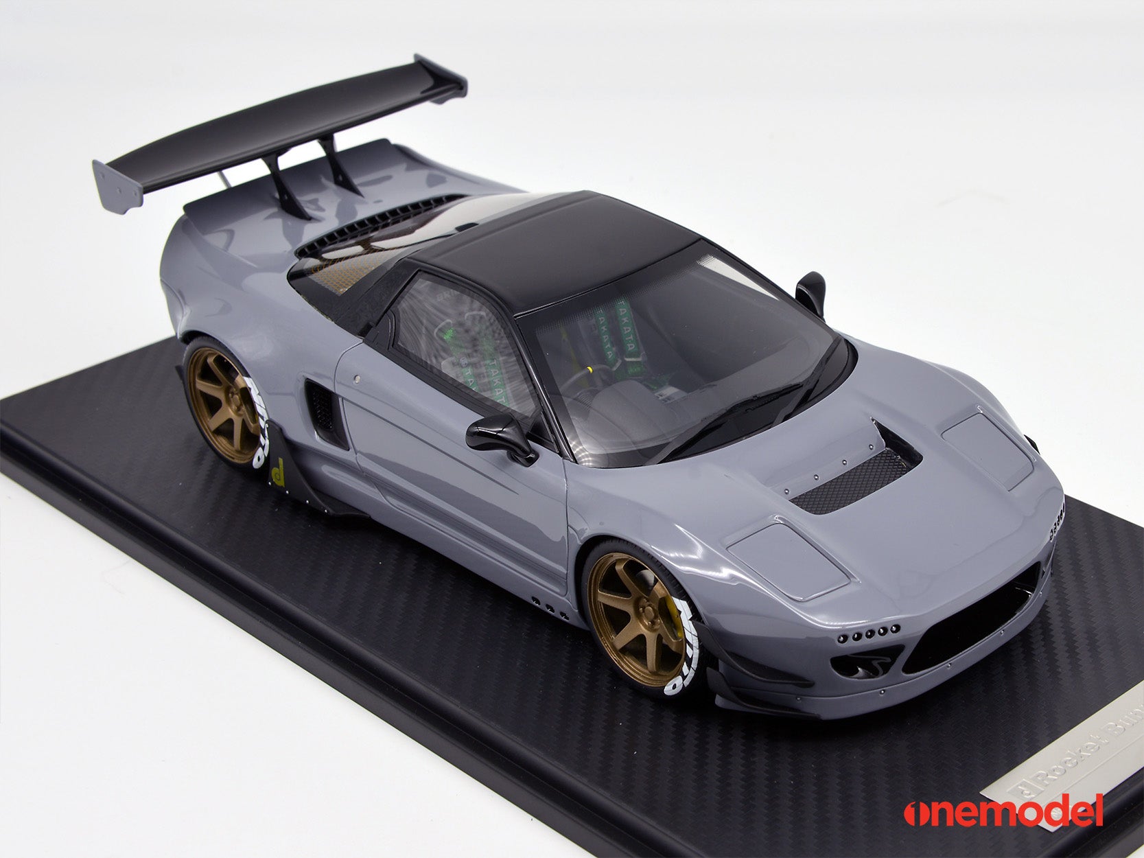 One Model 1:18 Honda NSX NA1 GT Rocket Bunny Gray – Model Cars Houston