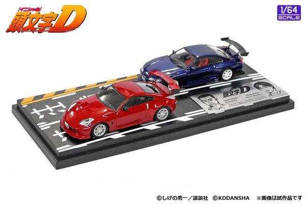 Modeler's 1:64 Initial D Set Volume 4 Ryuji Ikeda Fairlady Z (Z33) & Hiroya Okuyama Silvia (S15)