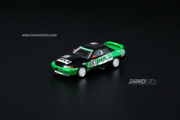 INNO Models 1:64 Nissan Skyline GTR R32 #87 HKS JTC 1992