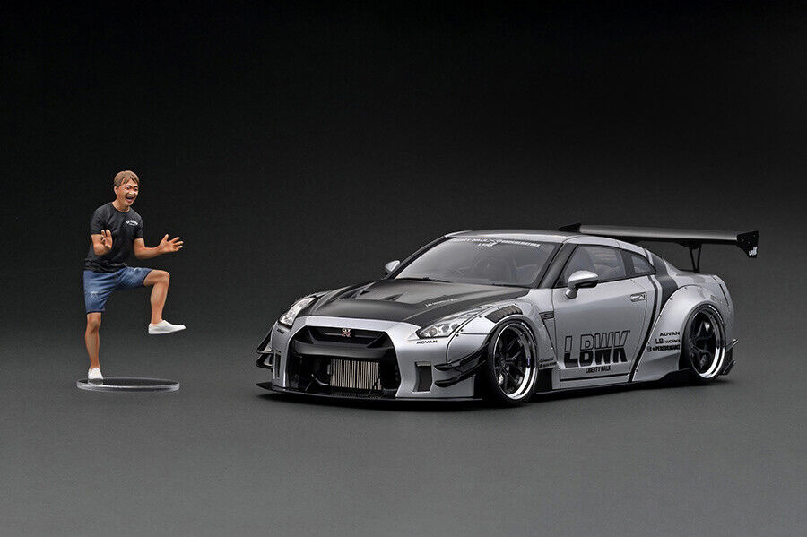 Ignition Model 1:18 Nissan Skyline GTR 35GT-RR LB-WORKS Type 2 in Silv ...