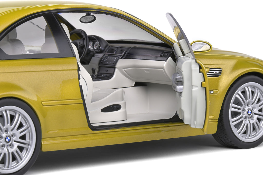 2000 BMW M3 (E46) PHOENIX YELLOW 1:18 by SOLIDO MODELS