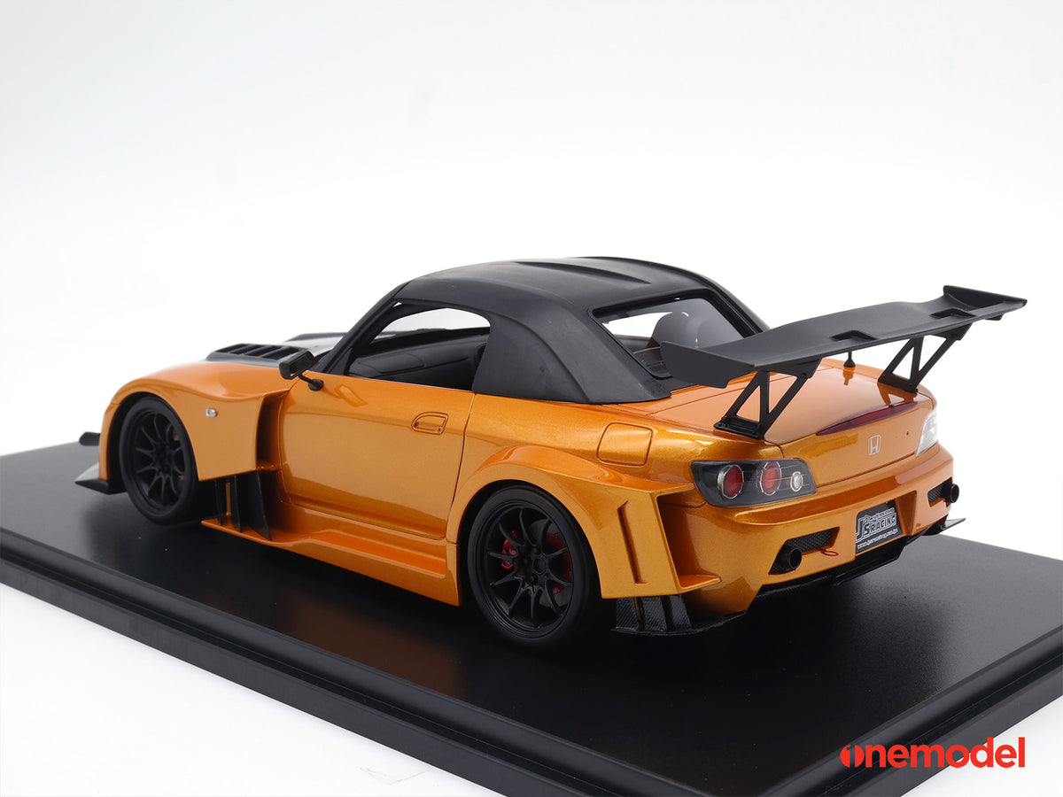 【70％OFF】 One Model Orange Racing J's S2000 Honda 1:18 乗用車