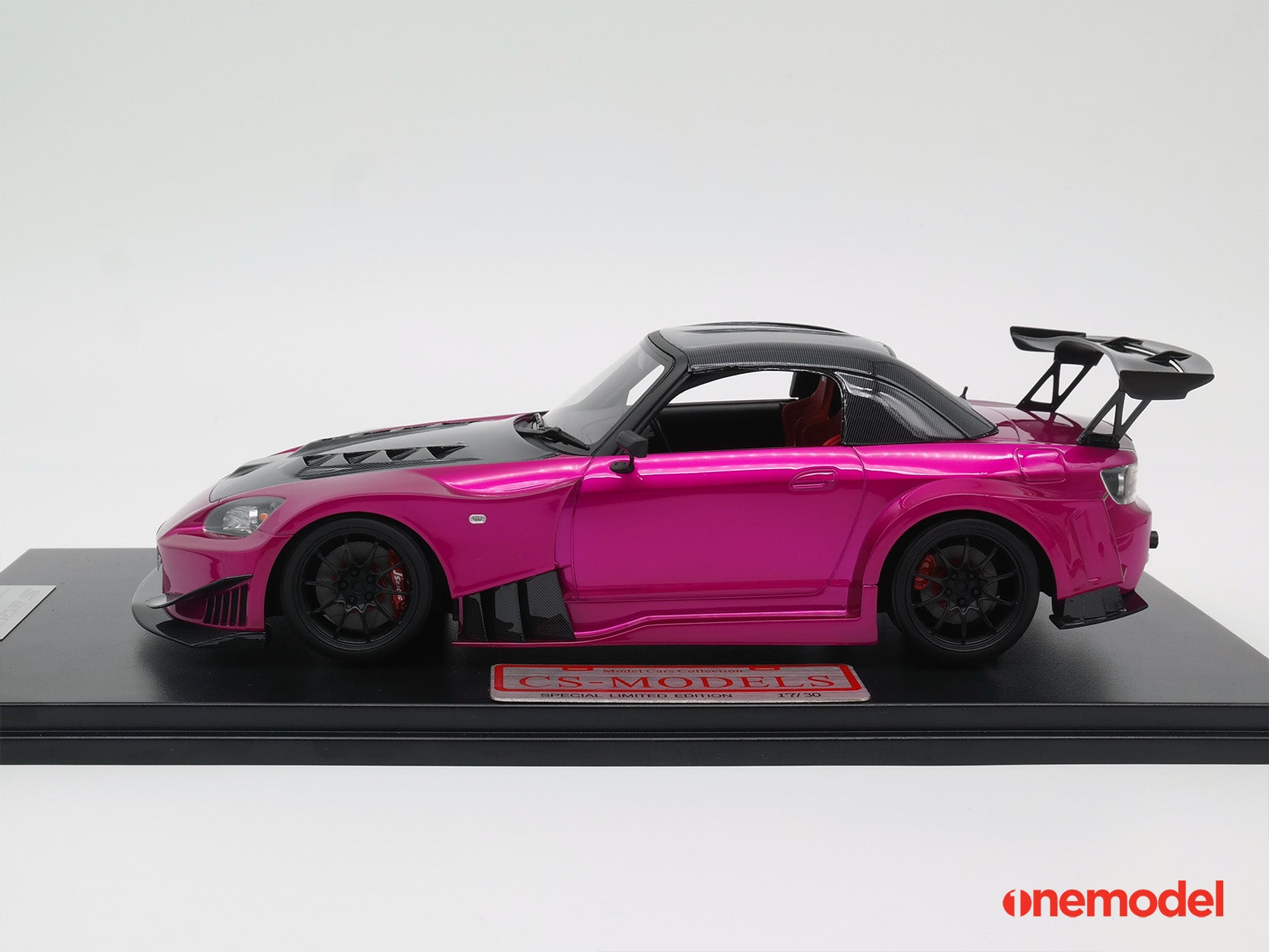 One Model 1:18 Honda S2000 J's Racing Pink – Model Cars Houston