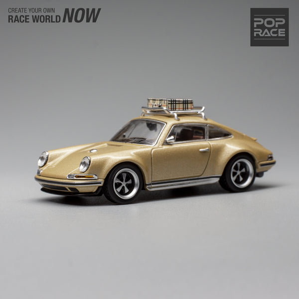 *PREORDER* Pop Race 1/64 Porsche 964 Singer in Gold with Accessories