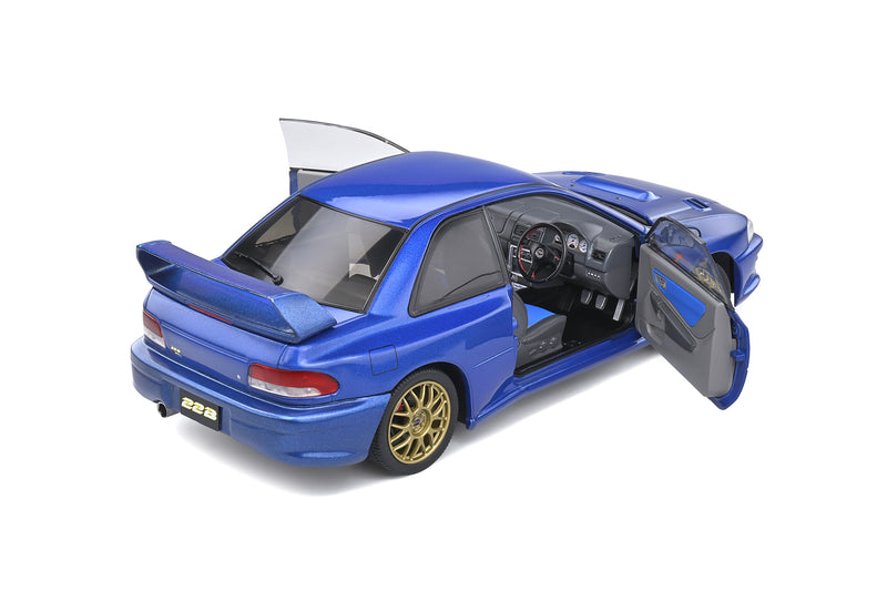 Solido 1:18 Subaru Impeza 22B 1998 in Sonic Blue