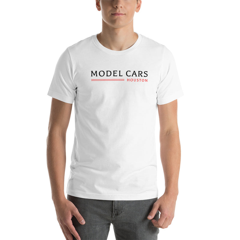 Model Cars Houston LOGO Unisex T-shirt in White