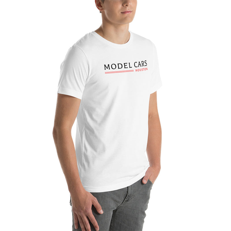 Model Cars Houston LOGO Unisex T-shirt in White
